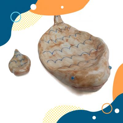 ふるさと納税 赤磐市 陶器 インテリア ツチノコ おさら 箸置き セット[NO5765-1425] |  | 01