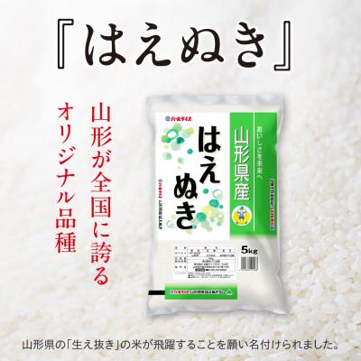 ふるさと納税 米沢市 令和7年産 山形県産 はえぬき 無洗米 10kg ( 5kg × 2袋 ) |  | 01