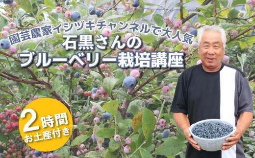 ブルーベリー 栽培 講座 2時間 お土産付き 育て方 剪定 苗木 園芸 初心者 人気 石黒 石黒シャクナゲ園 イシヅキちゃんねる 新潟県 新発田市 ishiguro001