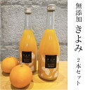 【ふるさと納税】清見オレンジ100％無添加ジュース720ml × 2本セット