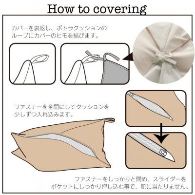 ふるさと納税 岡崎市 【ハナロロ】ポトラ60L専用ニットカバー(チャコールグレー) |  | 03
