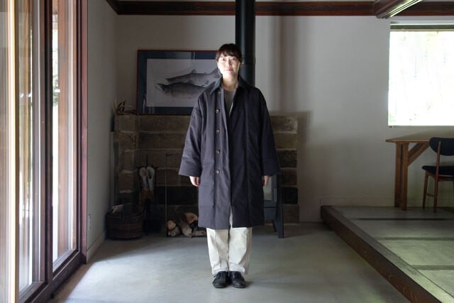 モデル身長：163cm /チャコール Mサイズ着用