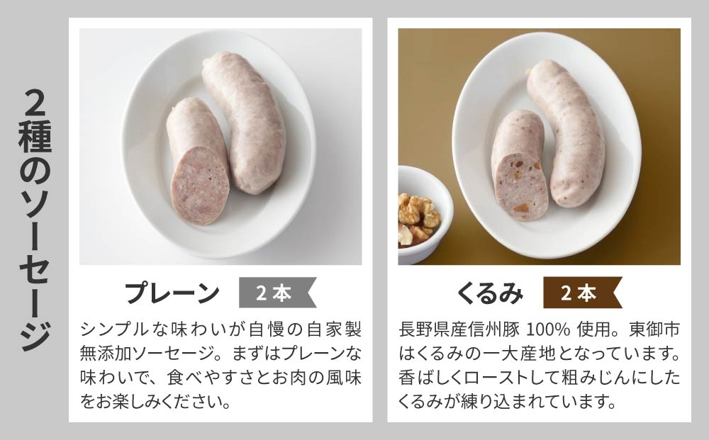 【自家製ソーセージハム男】ソーセージとハムのセット