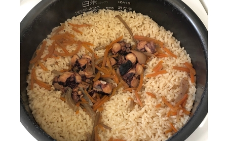 たこめしの素セット 5袋　スープ付き　たこめし たこ飯 天然タコ たこ タコ 釜めしの素 釜めし 炊き込みご飯 手軽 混ぜ込むだけ 簡単調理 兵庫県 明石市