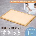 【ふるさと納税】珪藻土バスマット「すきっと」Lサイズ 48cm×69cm×厚さ1.5cm バスマット 珪藻土 速乾 お風呂マット バス用品 足ふきマット お風呂 日用品 ギフト プレゼント 贈り物 送料無料