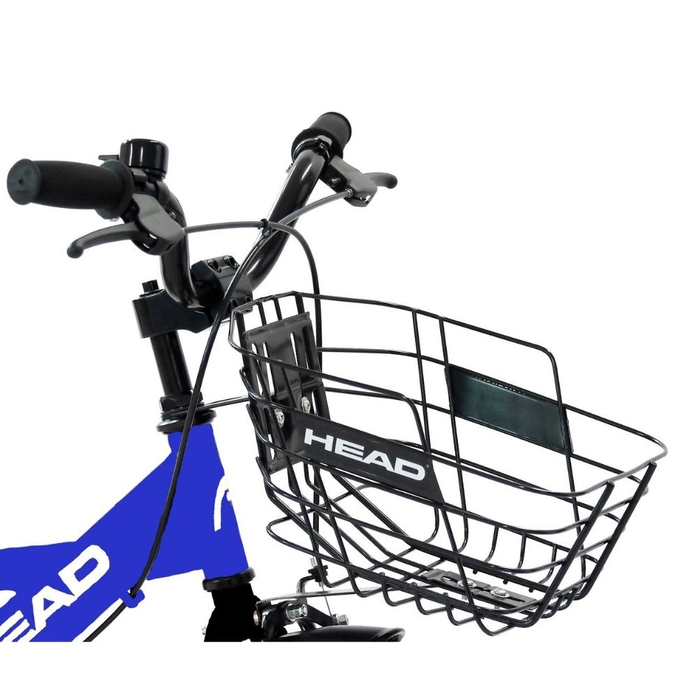 キッズ自転車 18インチ 子供用自転車 HEAD KIDS BIKE 補助輪付き 前カゴ付き 105cm以上 5～8歳 サファイヤブルー 軽量 プレゼント ギフト｜武田産業 人気返礼品 三重県 四日市
