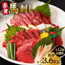 【ふるさと納税】【12回定期便】赤身馬刺し 計300g（3pc）＋タレ小 100g×3パック 専用タレ付き 馬刺し 馬肉 桜肉 馬 肉 ヘルシー 赤身 便利 小分け 3パック タレ付き 真空パック 冷凍 生食 肉食 刺身 九州 熊本県 特産品 山鹿 小分け おつまみ【馬刺しの郷 民守】[ZBL094]