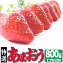 【ふるさと納税】いちご 2023年12月より発送 特選あまおう 800g※配送不可：離島　【 果物 フルーツ デザート 食後 特別栽培 最高等級 大玉 贈答用 贈り物 福岡県産 国産 日本産 】　お届け：2024年12月中旬～2025年3月末