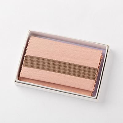 ふるさと納税 大山崎町 「手織りつづれ」カードケース(茜染め・淡) |  | 03