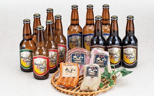 
                  大山Ｇビール・大山ハムセットＡ【髙島屋選定品】
                