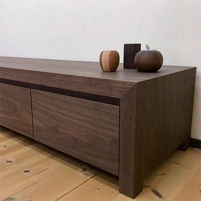 ふるさと納税 大川市 Kariya　TVボード　幅180cm　ウォールナット材・オイルフィニッシュ |  | 03