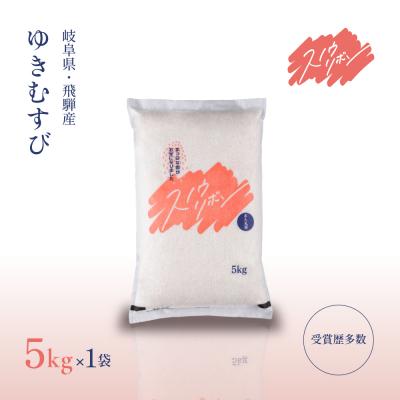 ふるさと納税 下呂市 【2025年産】スノウリボン(ゆきむすび)5kg×1袋 米 精米【13-53】