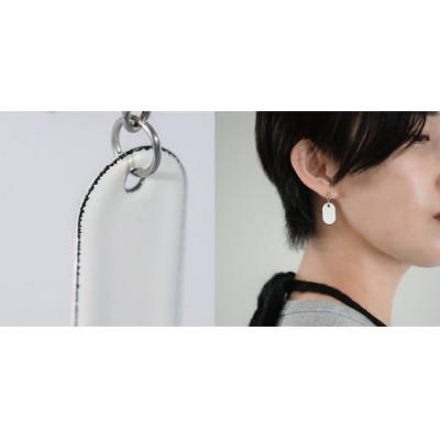 ふるさと納税 春日井市 【Unomismo】琺瑯アクセサリー「BP1(ボールピアス20)」　ブラック |  | 02