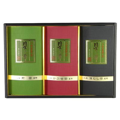 ふるさと納税 糸田町 八女星野茶詰合せ「星乃絆」煎茶80g 深蒸し茶80g かぶせ茶80g(糸田町) |  | 01