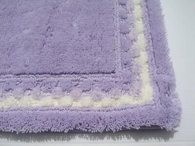 【ラベンダー】ボルガトイレマット約60cm×約60cm