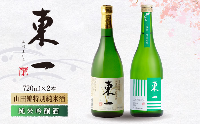 東一 山田錦特別純米酒・純米吟醸酒720ml2本 【嬉野酒店】 [NBQ002] 五町田酒造 日本酒 酒 日本酒飲みくらべ