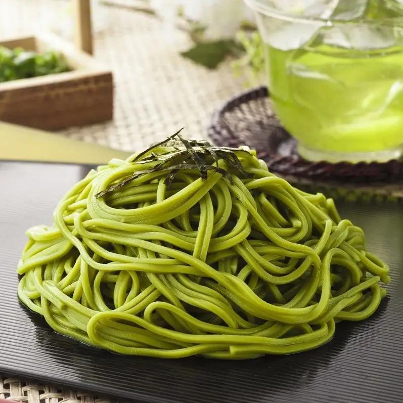 京都きよ泉の抹茶・ほうじ茶そば(12食分・各3袋入り・つゆ付き) 〈茶蕎麦