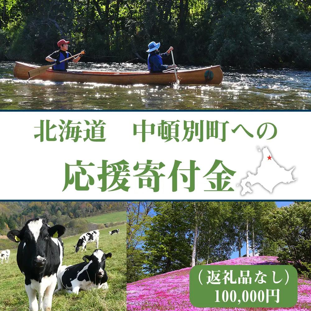 北海道 中頓別町 ☆応援寄附金☆【返礼品なし】100,000円分 ふるさと納税 寄附のみ