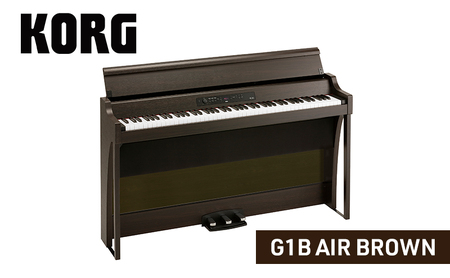 KORG G1B AIR BROWN　ピアノ 電子ピアノ デジタルピアノ 電子楽器 日本製 RH3鍵盤 Bluetooth対応 88鍵盤 ブラウン