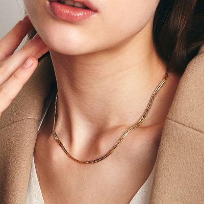 ふるさと納税 魚津市 K18 ダブル六面喜平ネックレス 40cm10g 造幣局検定マーク入り |  | 03