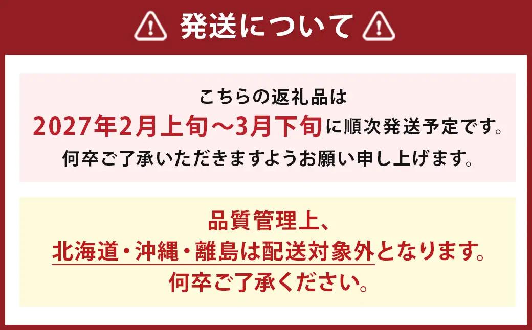いちご 「あまおう」 約270g×6パック 計約1620g 苺 イチゴ 果物 フルーツ 【2027年2月上旬～2027年3月下旬発送】