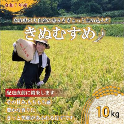 ふるさと納税 北栄町 令和7年産　原田農園きぬむすめ精米 10kg