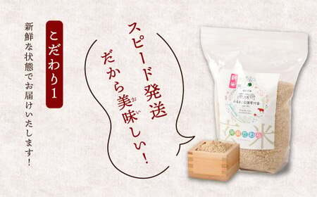 【訳あり】【3ヶ月定期便】阿蘇だわら（玄米）10kg（2kg×5） 熊本県 高森町 オリジナル米