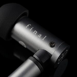 有線イヤホン final S4000 ステンレス切削製 2Pinソフトシルバーコートケーブル付属