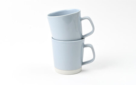 【波佐見焼】 Pasty（パスティー）　マグカップ　パステルブルー　ペア　2個セット【福田陶器店】[PA407]