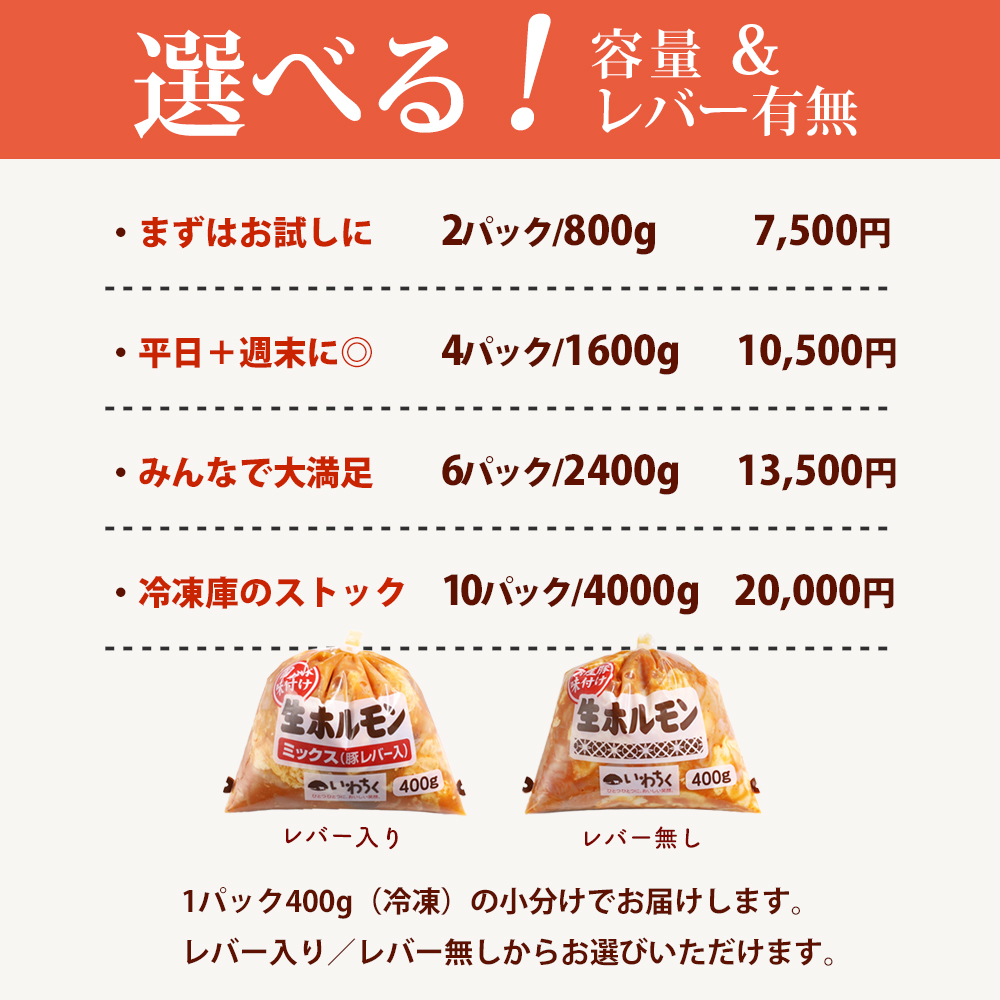国産豚 味付き 生ホルモン 白(レバーなし) 800g (400g×2パック) (DV043)