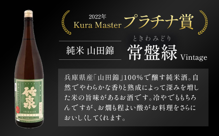 竹泉 Kura Master・IWCダブル受賞記念セット(1.8L×2本)　【1365077】