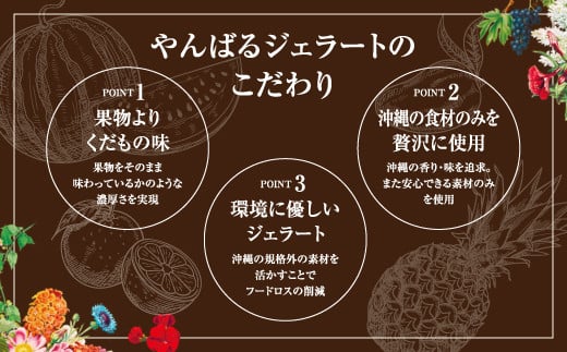 沖縄の素材を活かしたやんばるジェラート 8個セット 【2017ジェラート世界大会準優勝】 | やんばるジェラート | 沖縄 お取り寄せ アイス アイスクリーム ジェラート 冷たい スイーツ おやつ お