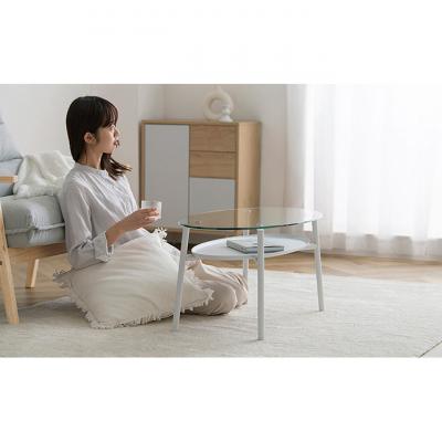 ふるさと納税 大河原町 キャビネット 棚 収納 金属脚付き LRCS-590 ナチュラル/グレー[53752417] |  | 03