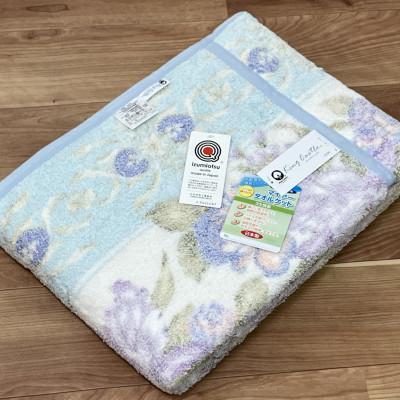 ふるさと納税 泉大津市 泉大津産　先白FBZ　タオルケット シングル 140×200cm (ブルー) S-13195BL |  | 01