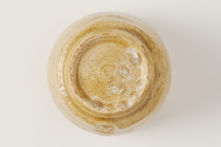 黄瀬戸ぐい呑　作者：北大路　泰嗣 【0032-069】陶芸 工芸品 陶器 美濃桃山陶 焼き物
