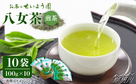 【豊かな香りにまろやかな旨味】八女茶 10袋 1kgセット（100ｇ×10袋）＜お茶の星陽園 ＞ [GAD002]