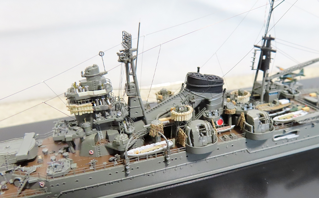日本海軍 重巡洋艦 「鈴谷1944レイテ」1/350 （ 完成品 ） フジミベースプラモデル