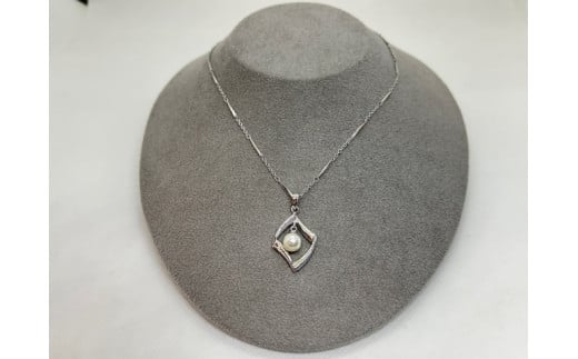 1284 アコヤ7mmSVトップペンダント②　パール　伊勢志摩　アクセサリー　入学式　卒業式　ギフト　アコヤ　ブローチ　シルバー