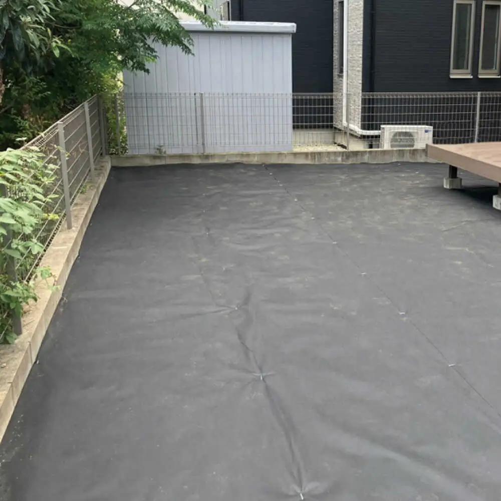 ポリエステル製 防草シート ブラック 1m×50m 430JP/BK 糸島市 / 株式会社NITTOSEKKO 除草 ガーデニング[ATQ003]