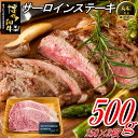 【ふるさと納税】博多和牛サーロインステーキセット（500g）.B305