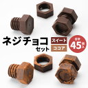 【ふるさと納税】ネジチョコ セット 2種類 スイート ココア 合計45個入(15個入×2・5個入×3) チョコレート お菓子 スイーツ ネジ ボルト ナット 工具 おもしろチョコ DIY バレンタイン 送料無料