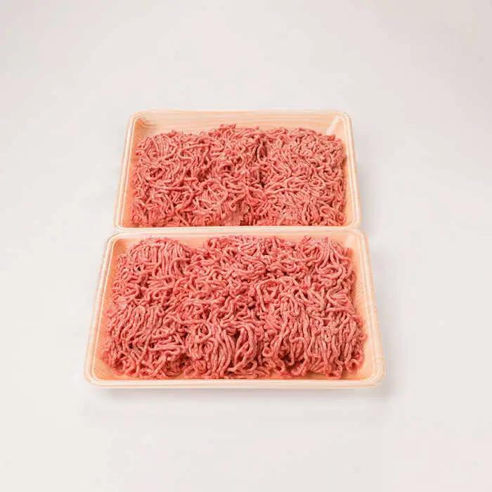【牛豚合挽 ミンチ】 A4ランク 糸島黒毛和牛/糸島産豚肉 合計1.5kg 糸島市/糸島ミートデリ工房[ACA006]
