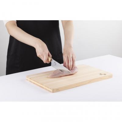 ふるさと納税 関市 <ナチュラルな風合いに癒される白木ハンドル包丁>■ 関孫六 しらあい 牛刀 180mm◇貝印 |  | 01