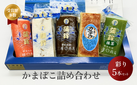 【氷見かまぼこ】三権商店 彩り 食べ比べ5本セット | 蒲鉾 食べ比べ 詰め合わせ