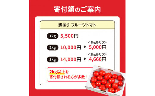 フルーツトマト 訳あり 3kg 大小混合 3キロ トマト とまと ふるーつとまと 高知 桃太郎 完熟 糖度8度以上 濃厚 野菜 料理 サラダ マリネ おいしい 新鮮 食品  1月下旬より発送 人気