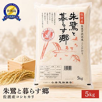 ふるさと納税 佐渡市 令和8年産　佐渡産コシヒカリ米「朱鷺と暮らす郷」5kg