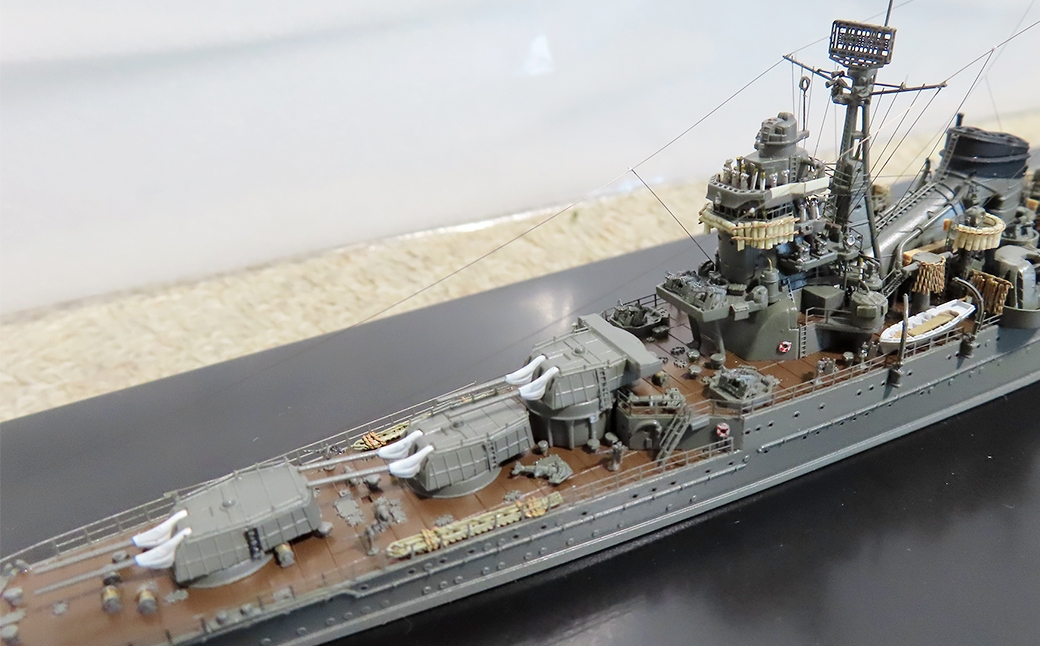 日本海軍 重巡洋艦 「鈴谷1944レイテ」1/350 （ 完成品 ） フジミベースプラモデル