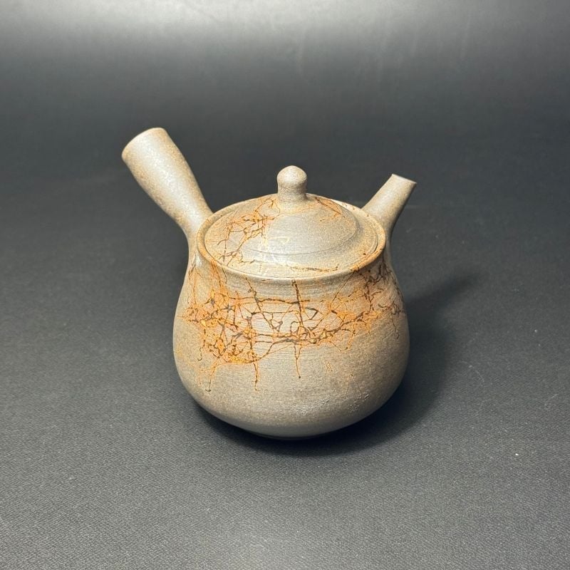 
                  仁　18号炭化洋梨藻掛茶注（木）1-181｜陶器 やきもの 焼き物 手作り 谷川仁 職人 伝統工芸品 工芸品 茶器 茶道具 急須 常滑焼 日本六古窯 キッチン用品 日用品 食器 雑貨 ティーポット 日本茶 緑茶 モダン 丸よ小泉 日本製 愛知県 常滑市
                