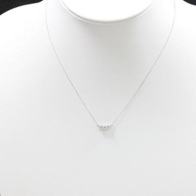 ふるさと納税 韮崎市 ペンダント PT900 プラチナ ダイヤ 3石 0.3ct VSクラス【f030-pt】 |  | 02