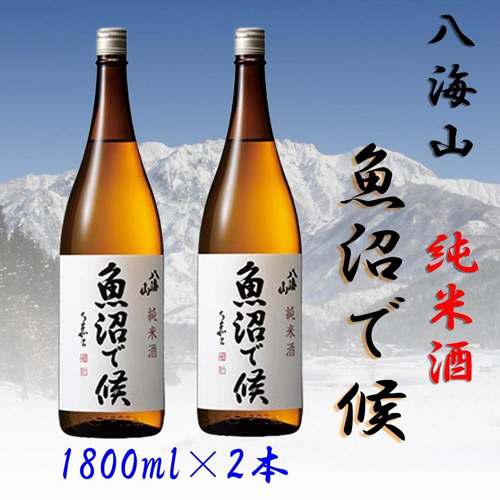 
【魚沼地域限定】純米酒 八海山「魚沼で候」1800ml×2(化粧箱付き)
